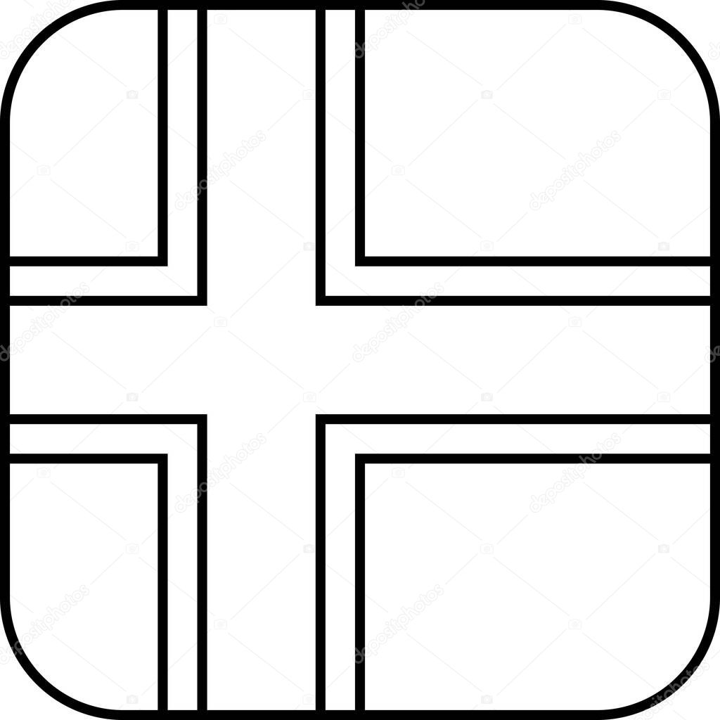 Flag Of Svalbard And Jan Mayen Islands Premium Vector In Adobe Illustrator Ai Ai Format Encapsulated Postscript Eps Eps Format