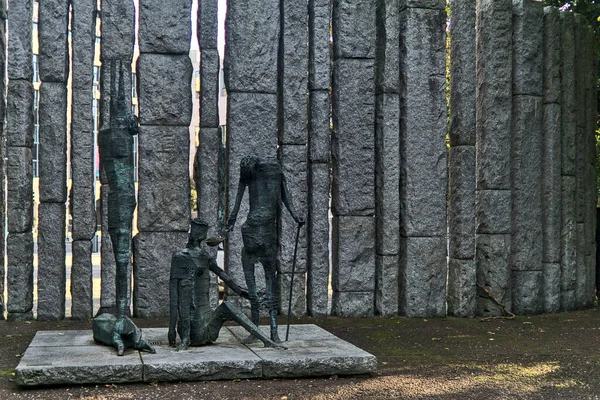 Dublin Irland September 2020 Edward Delaney Hungine Memorial Stephens Green — Stockfoto