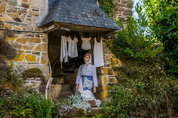 Village Pontrieux Dans Ctes Armor Avec Multitude Lavoirs — Photo