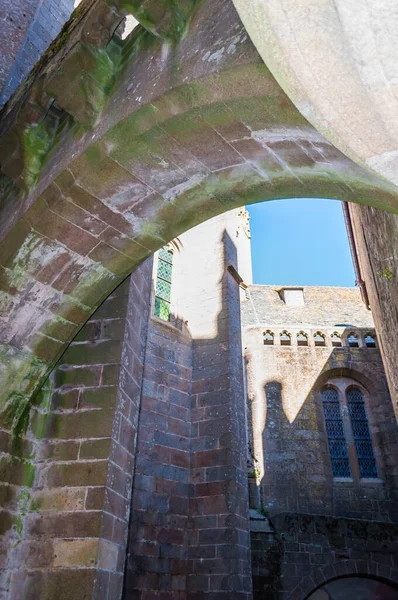 Mont Saint Michel Kuzey Fransa Normandiya — Stok fotoğraf