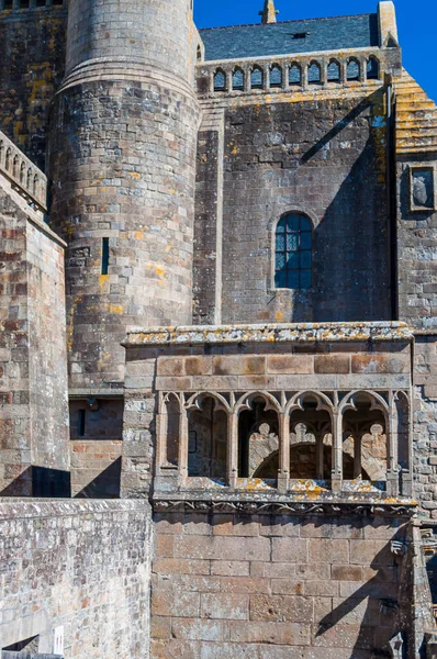 Mont Saint Michel Normandía Norte Francia — Foto de Stock