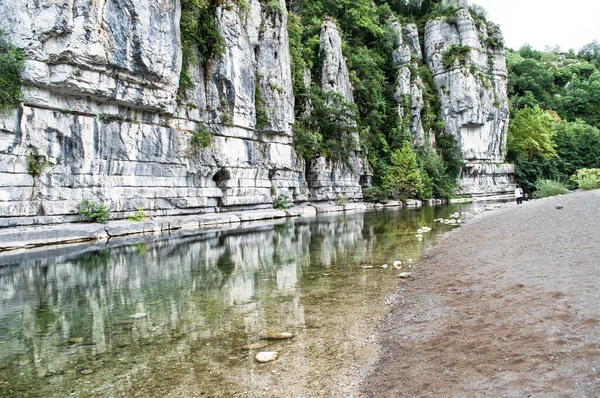 Labeaume Antico Villaggio Ardche Francia — Foto Stock