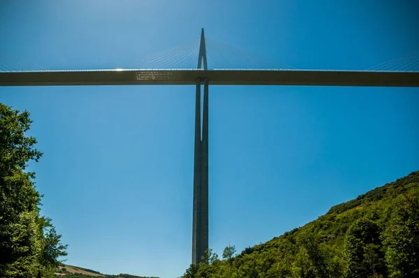 Wiadukt Millau Nad Tarnem Aveyron Francja — Zdjęcie stockowe