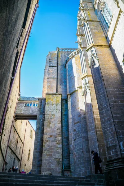 Mont Saint Michel Normandía Norte Francia — Foto de Stock