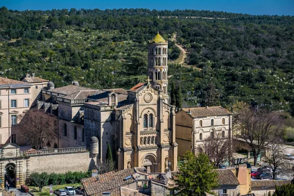 Uzs Księstwo Historyczne Miasto Gard Regionie Occitanie — Zdjęcie stockowe