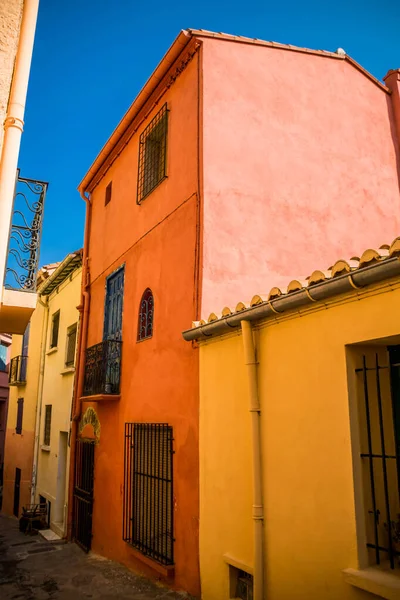 Collioure Küstenstadt Der Vermeille Küste Mittelmeer Okzitanien Frankreich — Stockfoto