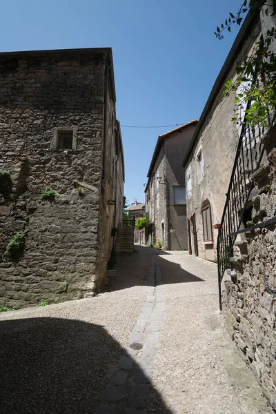 Mittelalterliches Dorf Sainte Eulalie Cernon Aveyron — Stockfoto