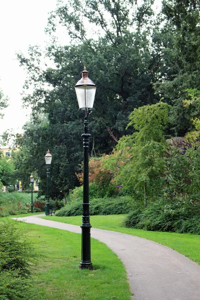 Řada Starých Luceren Parku Nizozemsku Park Amersfoort — Stock fotografie