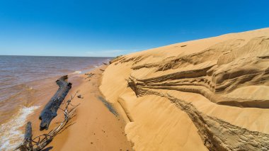 Dunes city Encarnacion Paraguay yakınındaki 