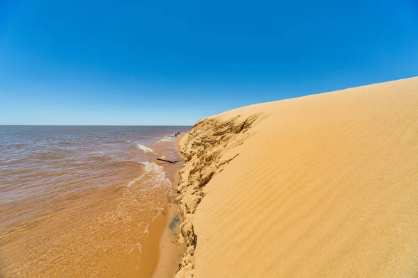 Dunes Island Las Dunas San Cosme Damian Middle Rio Parana — Stock Photo, Image