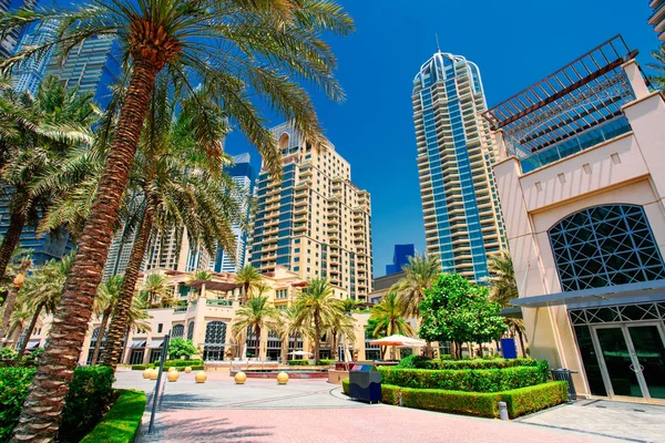 Dubai Marina Promenade Uae Verenigde Arabische Emiraten — Stockfoto