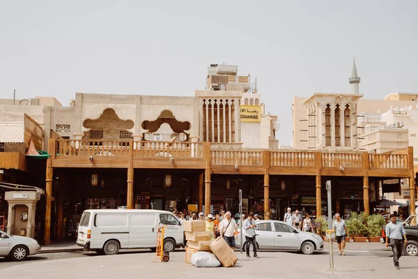 Dubai Emiratos Árabes Unidos Septiembre 2018 Tradicional Zoco Árabe Antiguo — Foto de Stock