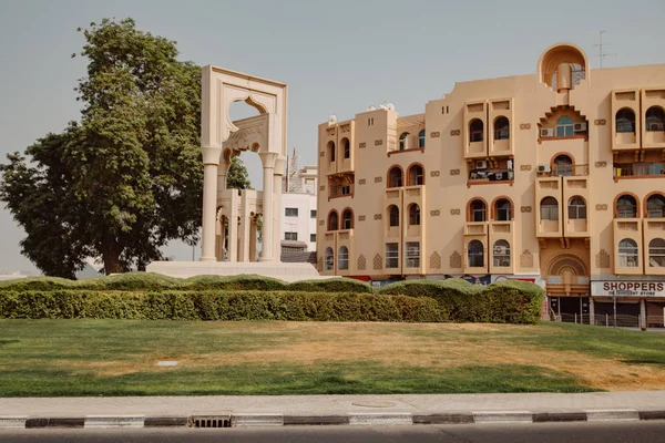 Dubai Emiratos Árabes Unidos Septiembre 2018 Edificios Monumentos Distrito Fahidi — Foto de Stock