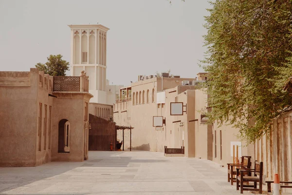 Casco Antiguo Distrito Histórico Fahidi Dubai Emiratos Árabes Unidos — Foto de Stock
