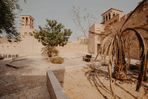 Casco Antiguo Distrito Histórico Fahidi Dubai Emiratos Árabes Unidos — Foto de Stock