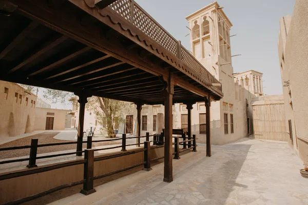 Casco Antiguo Distrito Histórico Fahidi Dubai Emiratos Árabes Unidos — Foto de Stock