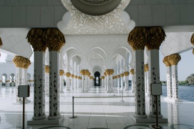 Büyük Sheik Zayed Camisi Abu-Dabi gün