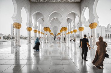 Büyük Sheik Zayed Camisi Abu-Dabi gün