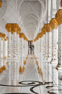 Büyük Sheik Zayed Camisi Abu-Dabi gün