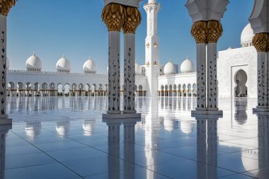 Büyük Sheik Zayed Camisi Abu-Dabi gün