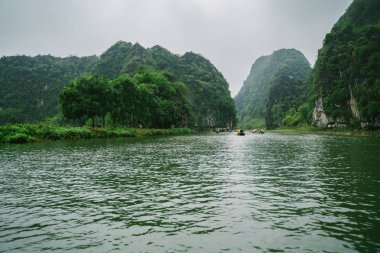 Vietnam Nature Landscape Green Mountains. Tam Coc, Ninh Binh