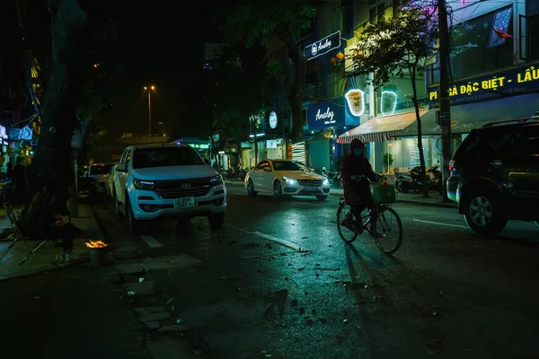 Hanoi Vietnam Diciembre 2018 Hanoi City Center Street Old Town — Foto de Stock