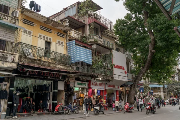 Hanoi Vietnam Diciembre 2018 Arquitectura Del Centro Histórico Ciudad Hanoi — Foto de Stock