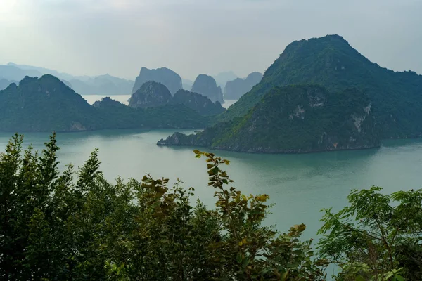 Long Bay Vietnam Aerial Panoram View Famous Travel Nature Destination — Stock Photo, Image