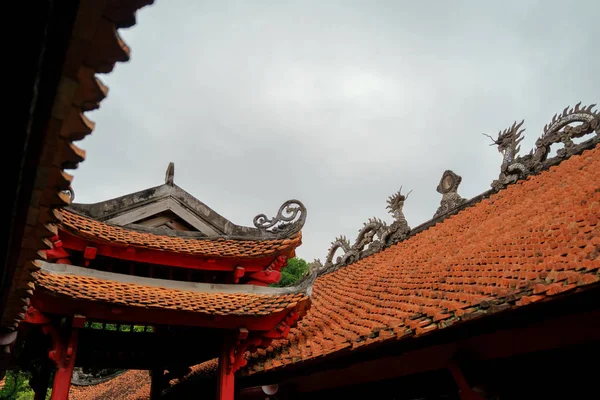 Templo Literatura Cidade Hanói Vietnã Van Mieu — Fotografia de Stock