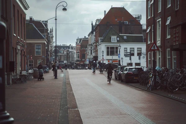 Haarlem Pays Bas Mars 2020 Les Gens Marchent Dans Rue — Photo