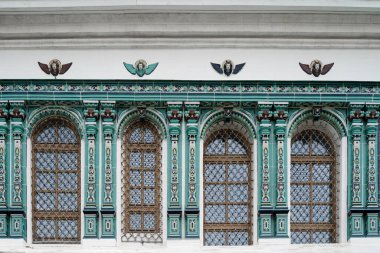 Moskova Oblastı, Rusya 'daki Istra Yeni Kudüs Manastırı. Ortodoks Katedrali Kalesi