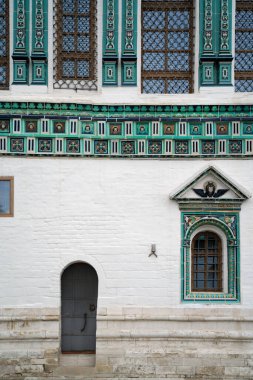 Moskova Oblastı, Rusya 'daki Istra Yeni Kudüs Manastırı. Ortodoks Katedrali Kalesi