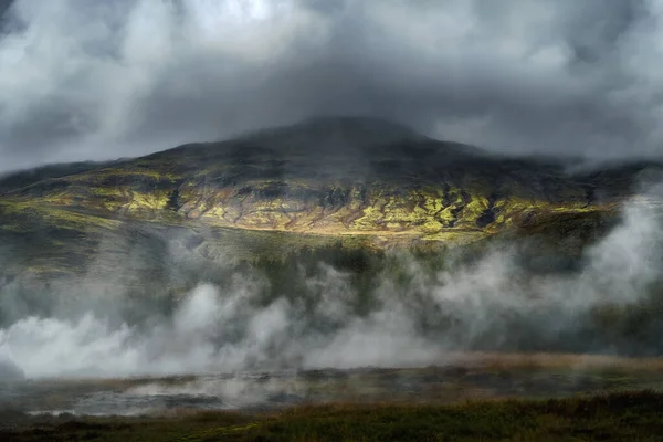 Haukadalur Valle Los Géiseres Islandia —  Fotos de Stock