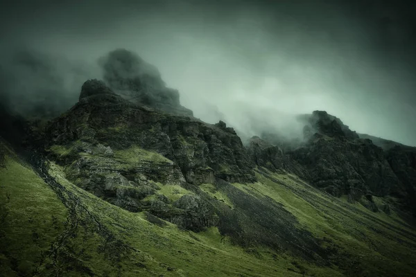 Island Schöne Natur Dramatische Landschaft Farbe Getönt — Stockfoto