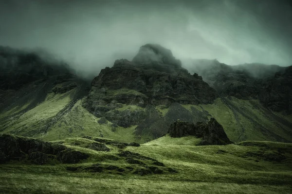 Island Schöne Natur Dramatische Landschaft Farbe Getönt — Stockfoto