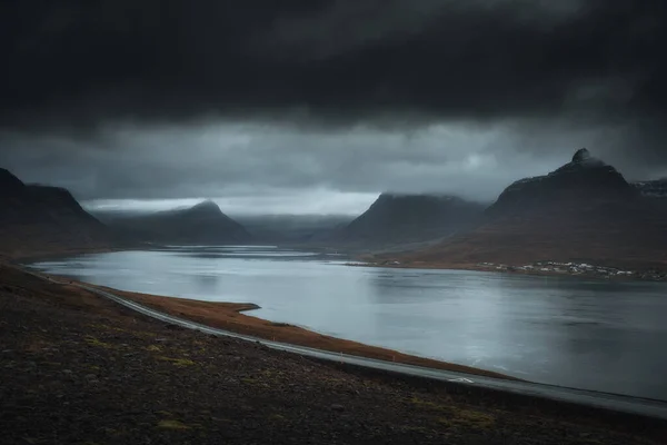 West Fjords Westfjords Una Región Del Norte Islandia Dramático Cielo —  Fotos de Stock