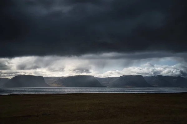 West Fjords Westfjords Una Región Del Norte Islandia Dramático Cielo —  Fotos de Stock