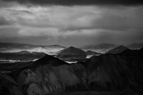 Montagnes Colorées Landmannalaugar Dans Réserve Naturelle Fjallabak Sud Islande Beau — Photo