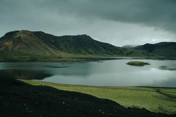 Озеро Фростастадаватн Південній Ісландії Чудовий Краєвид — стокове фото