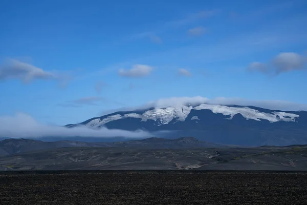 Vulkán Hekla Déli Régióban Izlandon Természeti Táj Alkonyatkor — Stock Fotó