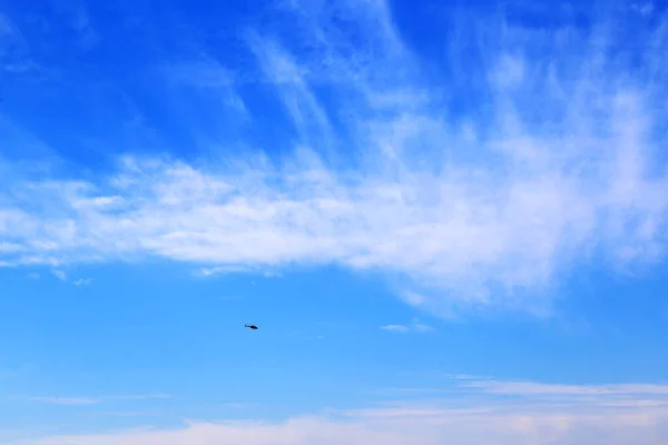 Blue Sky Sun Sunbeams Clouds — Stock Photo, Image