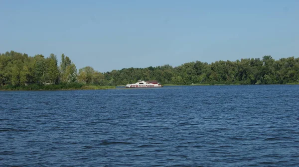 Dnieper River Launch Kiev — Stock Photo, Image