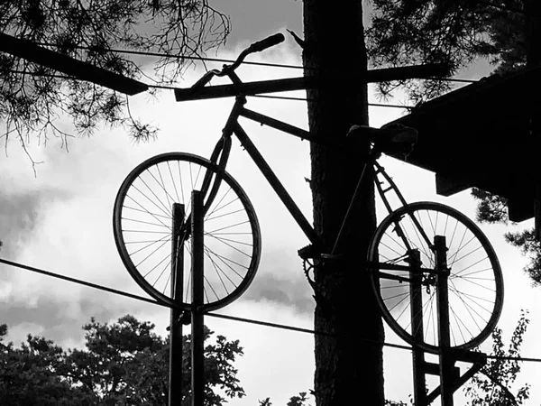 Bicicleta Céu Bicicleta — Fotografia de Stock