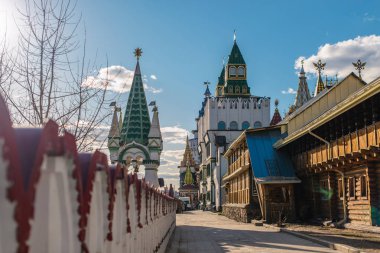 Rusya'nın Moskova Izmailovsky Kremlin Panoraması