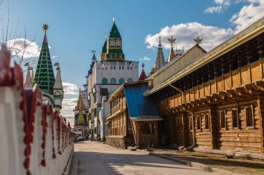 Rusya'nın Moskova Izmailovsky Kremlin Panoraması