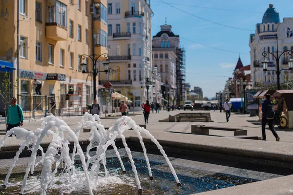 Samara Russia May 2018 Leningradskaya Street — Stock Photo, Image