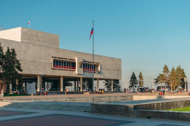 Ulyanovsk, Rusya - 8 Mayıs 2018: Memorial Museum V.İ Lenin Ulyanovsk