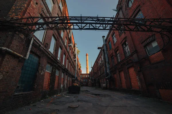 Porzuconej Fabryki Czerwonego Trójkąta Petersburgu — Zdjęcie stockowe