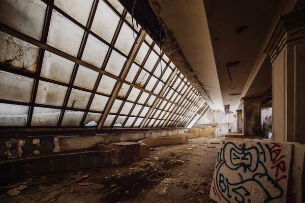 San Petersburg Rusia Enero 2019 Hotel Abandonado Corona Del Norte —  Fotos de Stock