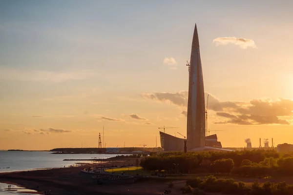 Lakhta Center Het Hoogste Gebouw Petersburg — Stockfoto